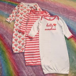 3-piece Baby sleep sack/ gown 0-6M